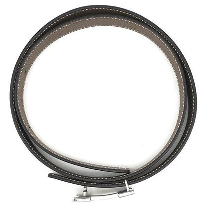 Hermes Mini Constance H Vorsoft Vaux Epson Black and Etoupe #80 Silver Hardware