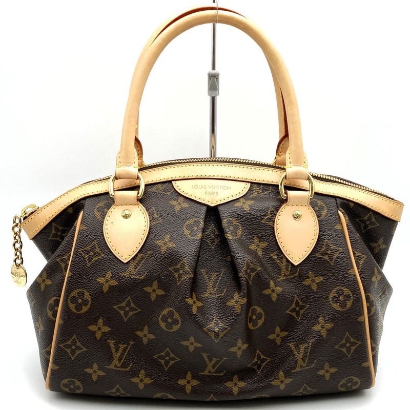 Louis Vuitton M40143 Tivoli PM Handbag Tote Bag Monogram Brown Ladies Men