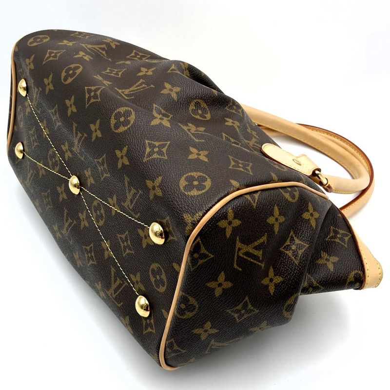 Louis Vuitton M40143 Tivoli PM Handbag Tote Bag Monogram Brown Ladies Men