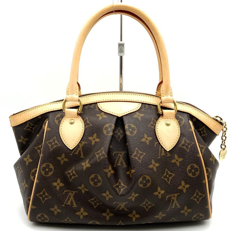 Louis Vuitton M40143 Tivoli PM Handbag Tote Bag Monogram Brown Ladies Men