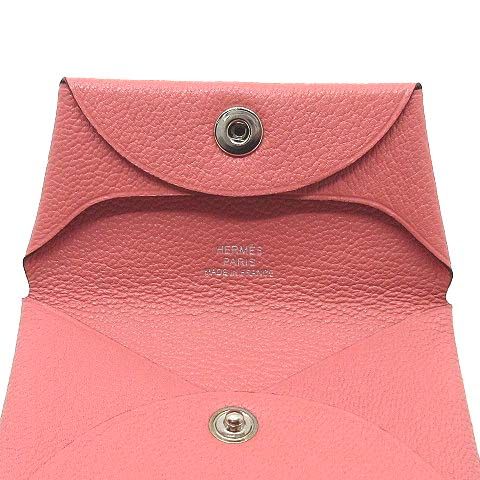Hermes Bastia Coin Case Coin Purse Chèvre Rose Eté Stamped C 2018