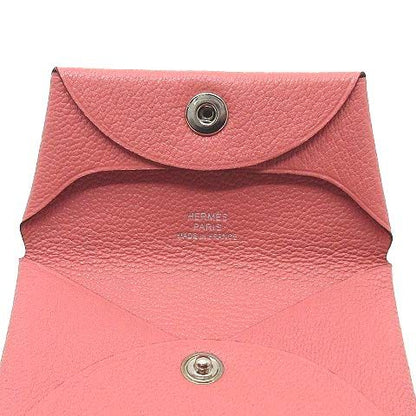 Hermes Bastia Coin Case Coin Purse Chèvre Rose Eté Stamped C 2018
