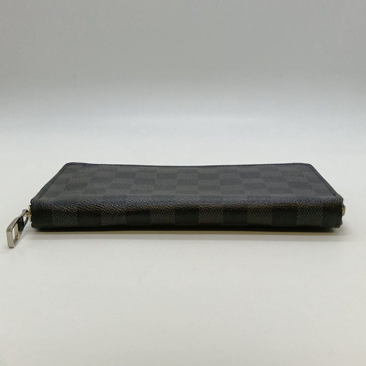 Louis Vuitton Damier Graphite Zippy Organizer Long Wallet N63077 Black