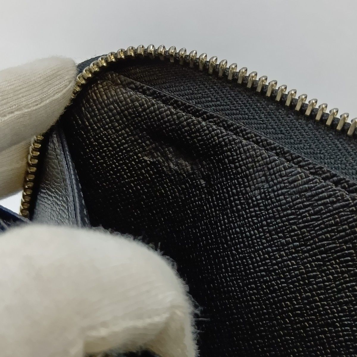 Louis Vuitton Damier Graphite Zippy Organizer Long Wallet N63077 Black