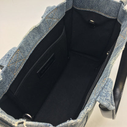 Balenciaga 2way Tote Bag Hardware Small Denim 671402 Blue