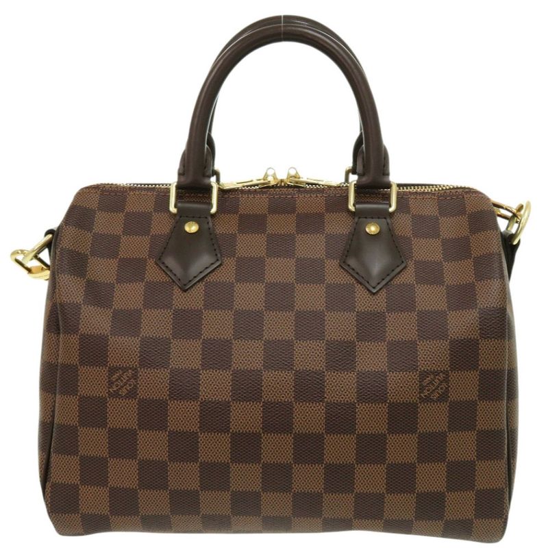 Louis Vuitton Speedy Bandouliere Damier N41181 2-way Handbag LV 1251 Louis