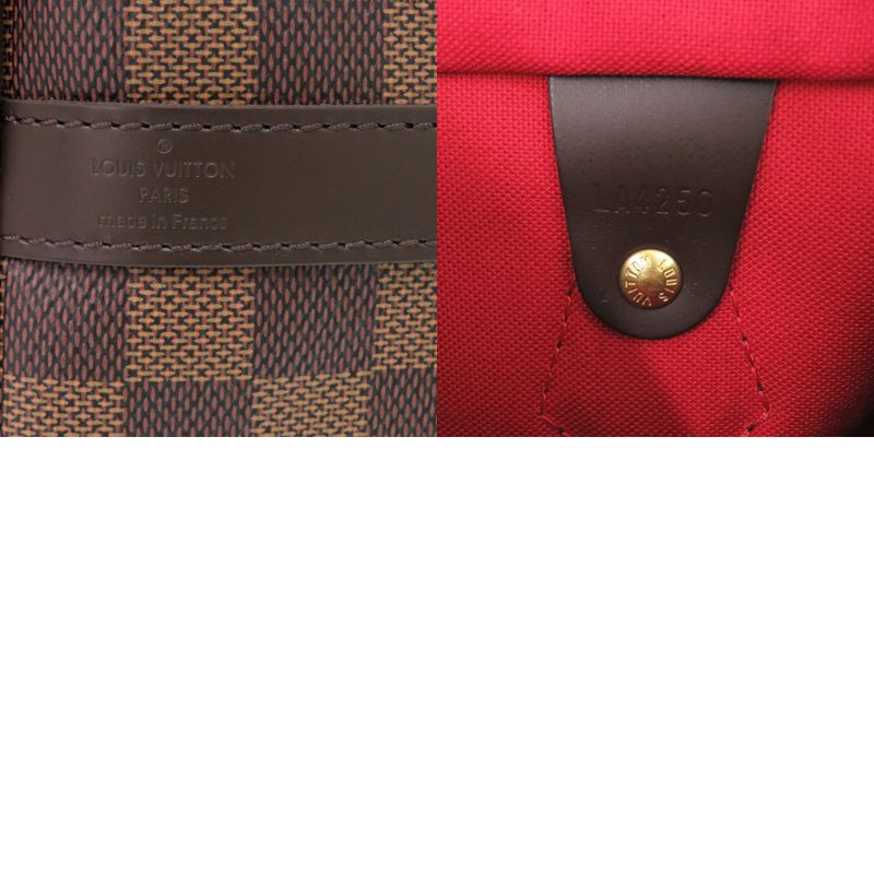 Louis Vuitton Speedy Bandouliere Damier N41181 2-way Handbag LV 1251 Louis