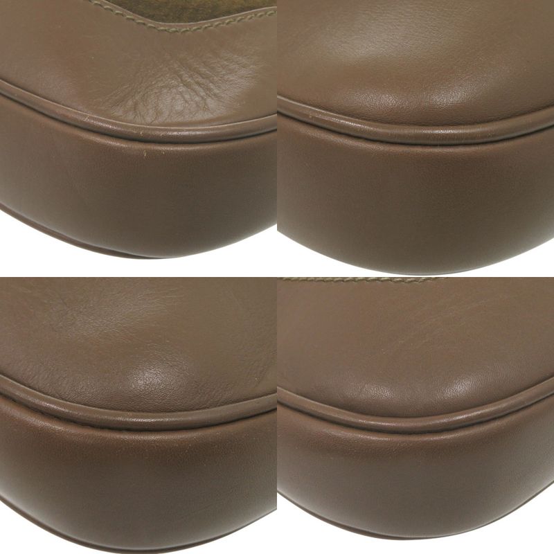Gucci Vault Vintage Jackie Suede Leather Brown Khaki Shoulder Bag 1220 Gucci
