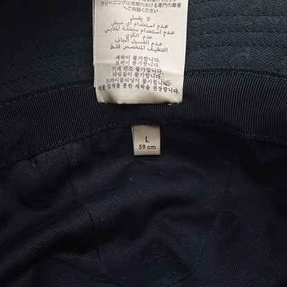 Gucci Bucket Hat Bucket Hat GG Canvas L Size Black Men's