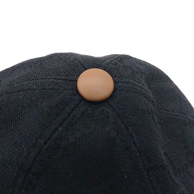 Gucci Bucket Hat Bucket Hat GG Canvas L Size Black Men's