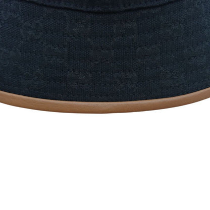 Gucci Bucket Hat Bucket Hat GG Canvas L Size Black Men's