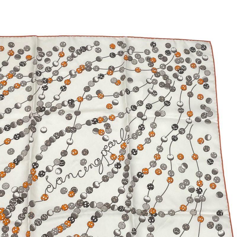 Hermes Silk Carre 90 Scarf Dancing Pearl Multicolor