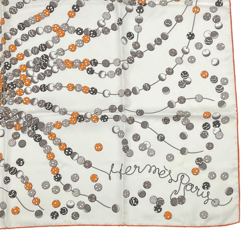 Hermes Silk Carre 90 Scarf Dancing Pearl Multicolor