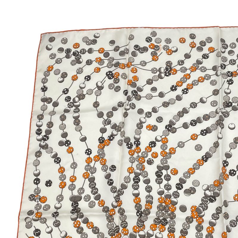 Hermes Silk Carre 90 Scarf Dancing Pearl Multicolor
