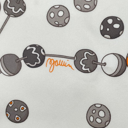 Hermes Silk Carre 90 Scarf Dancing Pearl Multicolor