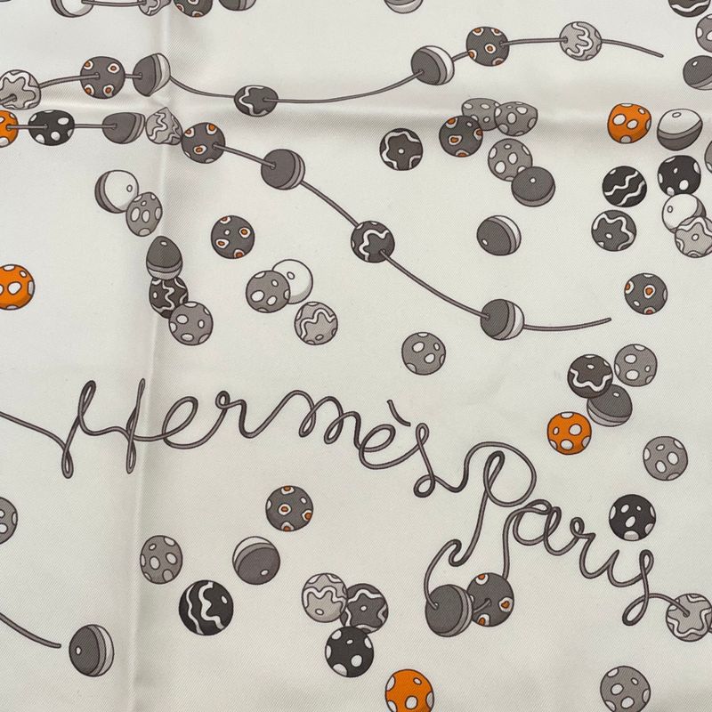 Hermes Silk Carre 90 Scarf Dancing Pearl Multicolor
