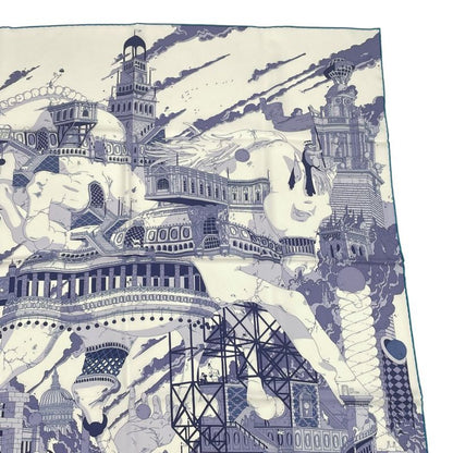 Piece Hermes Carre 90 Scarf Silk Hippopolis UGO Gattoni Ipopolis Ugo Gattoni