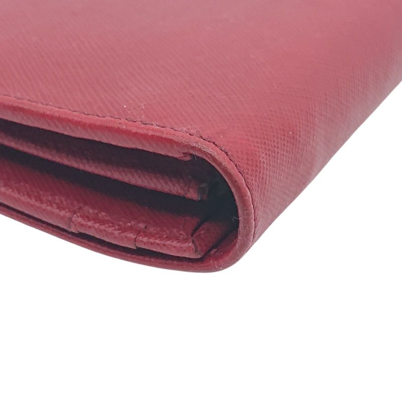 Prada Chain Wallet Leather Chain Shoulder Red Box Card