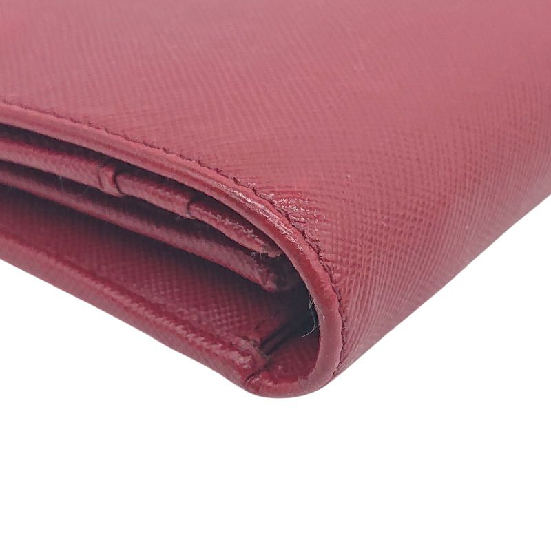 Prada Chain Wallet Leather Chain Shoulder Red Box Card