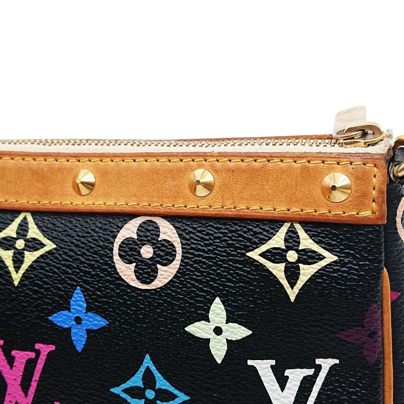 Louis Vuitton Pochette Accessoires Multicolor Black Noir Black