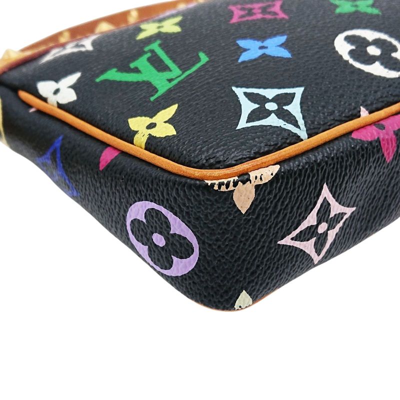 Louis Vuitton Pochette Accessoires Multicolor Black Noir Black