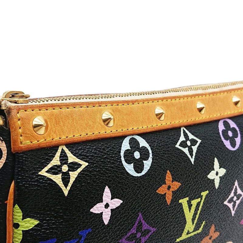 Louis Vuitton Pochette Accessoires Multicolor Black Noir Black