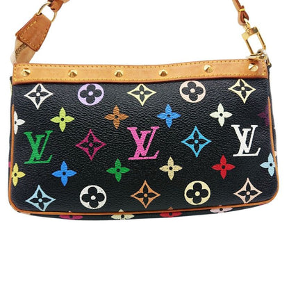 Louis Vuitton Pochette Accessoires Multicolor Black Noir Black