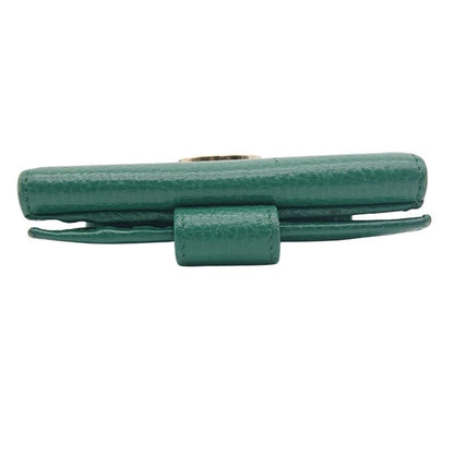 Gucci Folded Wallet GG Interlocking Green W Hook