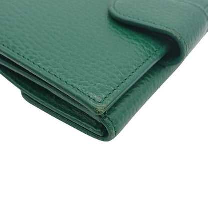 Gucci Folded Wallet GG Interlocking Green W Hook