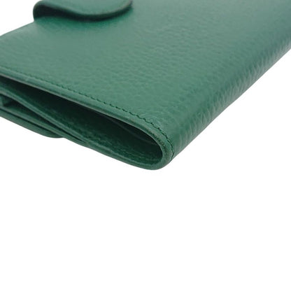 Gucci Folded Wallet GG Interlocking Green W Hook