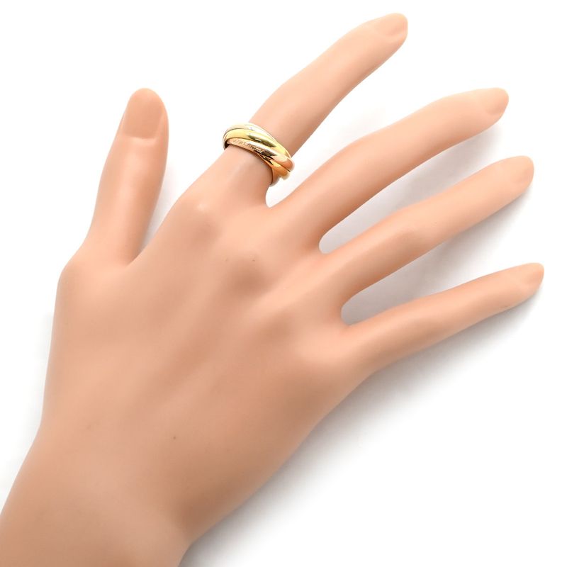 Cartier Ring Trinity Ring 18k White Gold 18k Yellow Gold 18k Pink Gold White