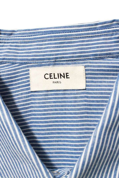 Celine 2c892777v Striped Long Sleeve Shirt Men 43