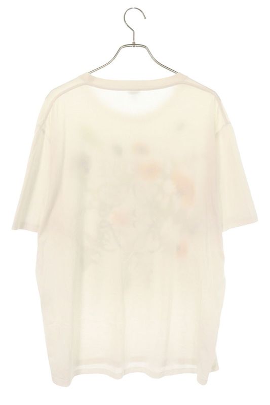 Loewe H526y22x70 Flower Embroidery Anagram Print T-shirt Men's XL