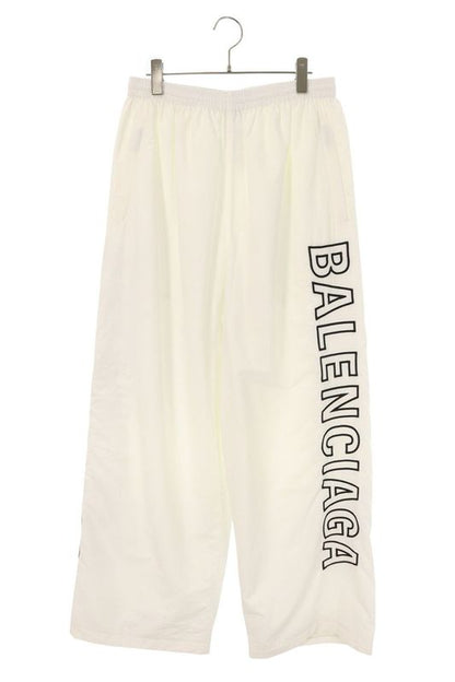 Balenciaga 768829 Tno79 Side Logo Nylon Long Pants Men's M