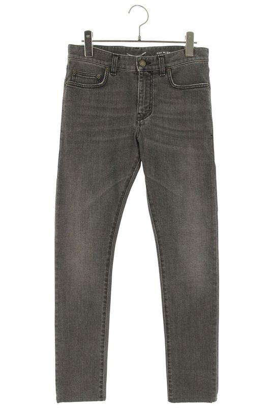 Saint Laurent Paris 344103 Ym25r Washed Skinny Denim Pants Men's 28