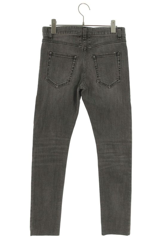 Saint Laurent Paris 344103 Ym25r Washed Skinny Denim Pants Men's 28