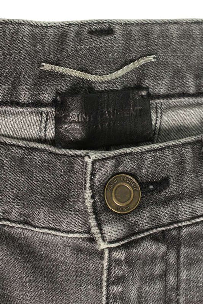 Saint Laurent Paris 344103 Ym25r Washed Skinny Denim Pants Men's 28