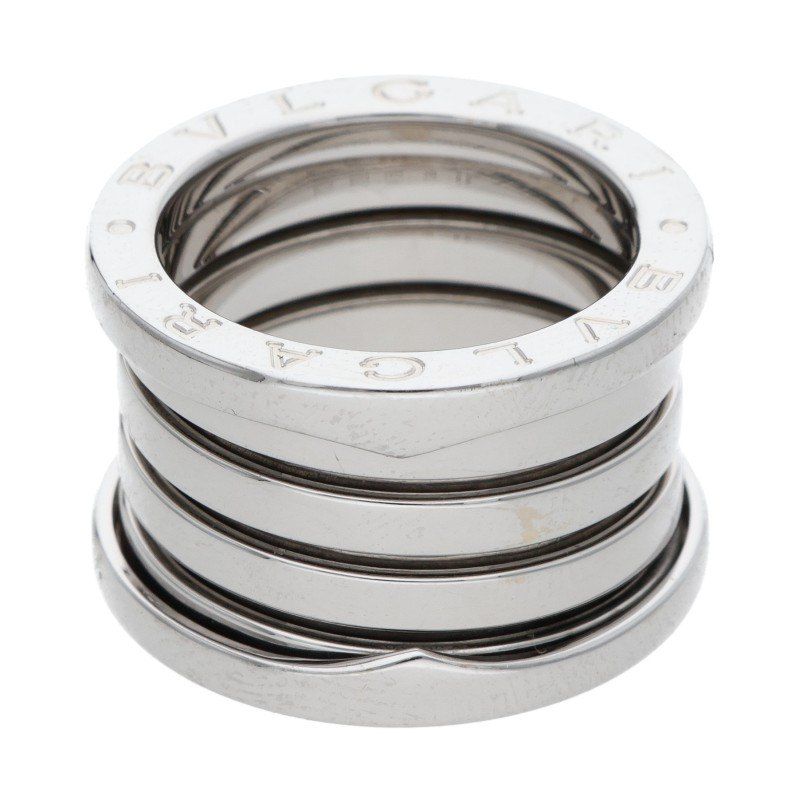 Bulgari B-zero1 WG Bee Zero One Gold Ring Men's 48 7.5