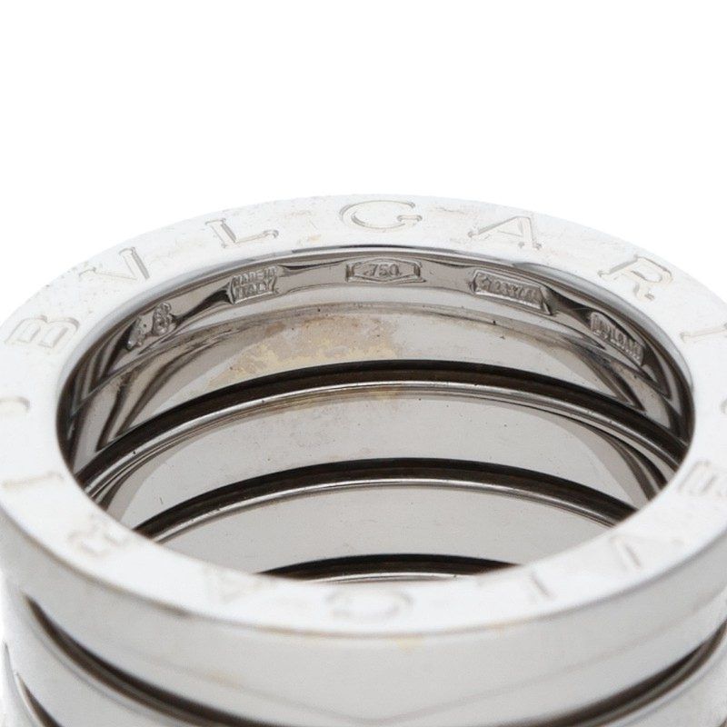 Bulgari B-zero1 WG Bee Zero One Gold Ring Men's 48 7.5