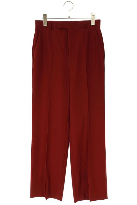Gucci 25SS 828769 Z7ao2 Oversized Slit Slacks Long Pants Women 36