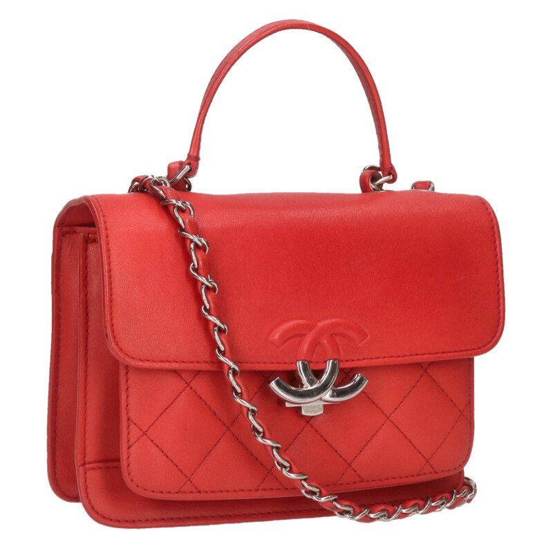 Chanel Half Coco Chain Wallet Shoulder Bag Women