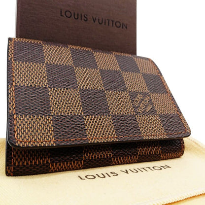 Louis Vuitton Card Case Business Card Holder Damier Enveloppe Carte De Visite