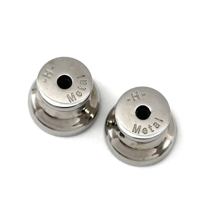 Hermes Earrings Ava Hava Buffalo Horn Lacquer Pink X Brown Silver Hardware H