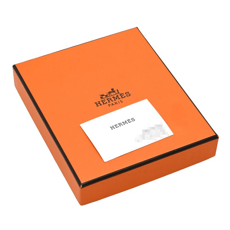 Hermes Earrings Ava Hava Buffalo Horn Lacquer Pink X Brown Silver Hardware H