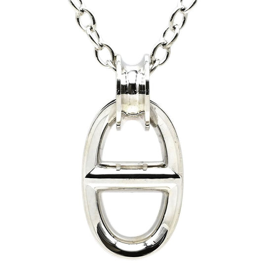 Hermes Necklace Chaine D'ancre Leponse TGM Silver 925 Silver Lg Star Ring