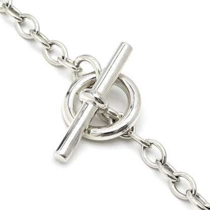 Hermes Necklace Chaine D'ancre Leponse TGM Silver 925 Silver Lg Star Ring