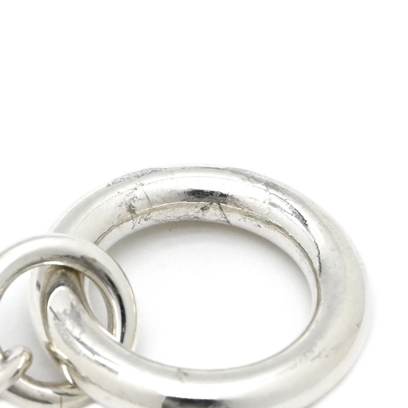 Hermes Necklace Chaine D'ancre Leponse TGM Silver 925 Silver Lg Star Ring