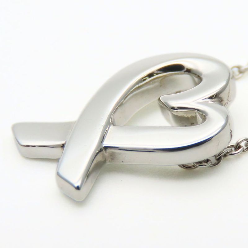 Tiffany & Co Necklace Loving Heart 925 Silver Approx 2.8g Silver Paloma Picasso