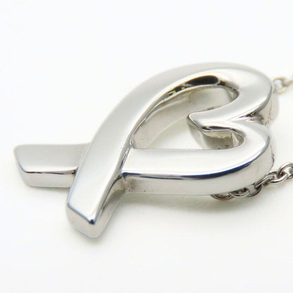 Tiffany & Co Necklace Loving Heart 925 Silver Approx 2.8g Silver Paloma Picasso