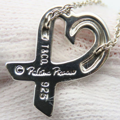 Tiffany & Co Necklace Loving Heart 925 Silver Approx 2.8g Silver Paloma Picasso